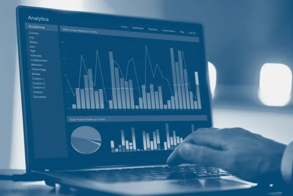 Aviation Safety Manager reviewing analytics